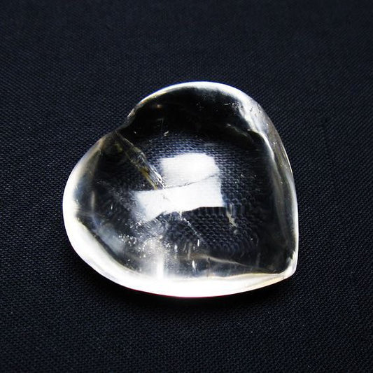 水晶 ハート置物 一点物 145-1551