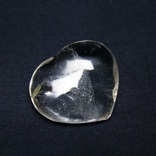 水晶 ハート置物 一点物 145-1553