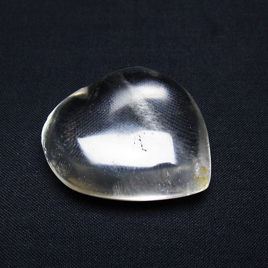 水晶 ハート置物 一点物 145-1558