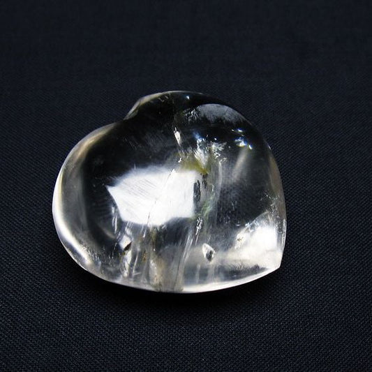 水晶 ハート置物 一点物 145-1563
