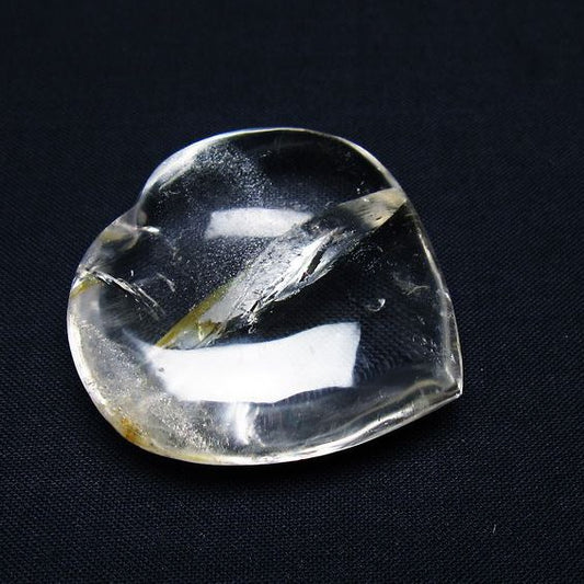 水晶 ハート置物 一点物 145-1568