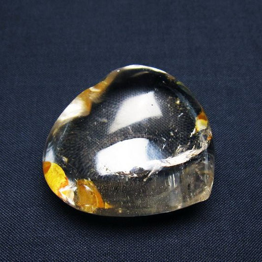 水晶 ハート置物 一点物 145-1572