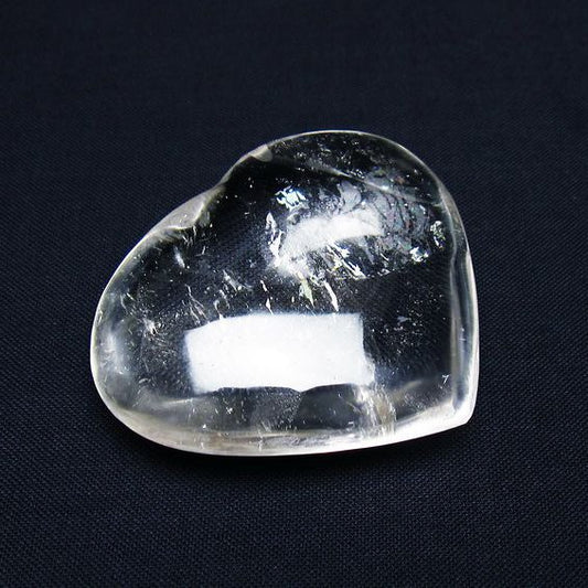水晶 ハート置物 一点物 145-1575