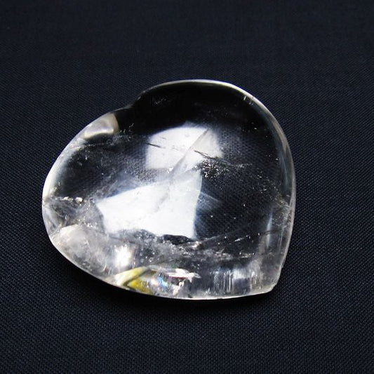 水晶 ハート置物 一点物 145-1577