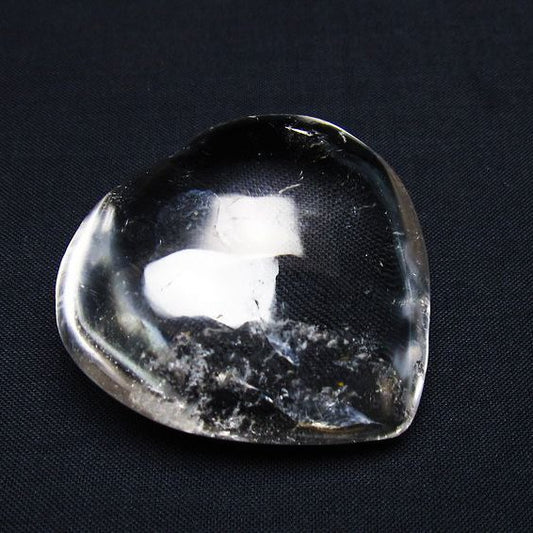 水晶 ハート置物 一点物 145-1580