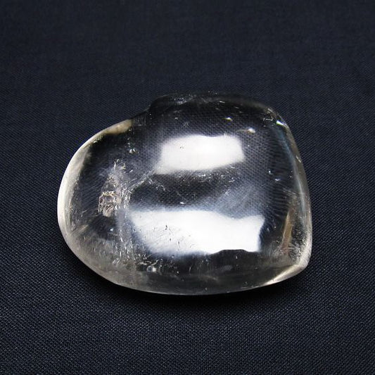 水晶 ハート置物 一点物 145-1581