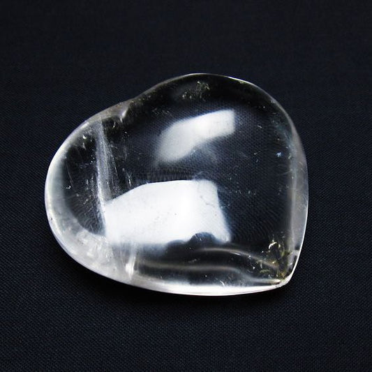 水晶 ハート置物 一点物 145-1582