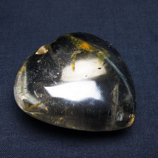 水晶 ハート置物 一点物 145-1585