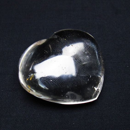 水晶 ハート置物 一点物 145-1591