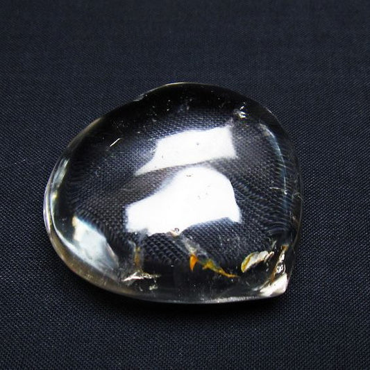 水晶 ハート置物 一点物 145-1594