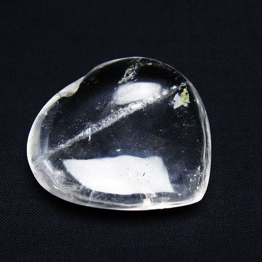 水晶 ハート置物 一点物 145-1595