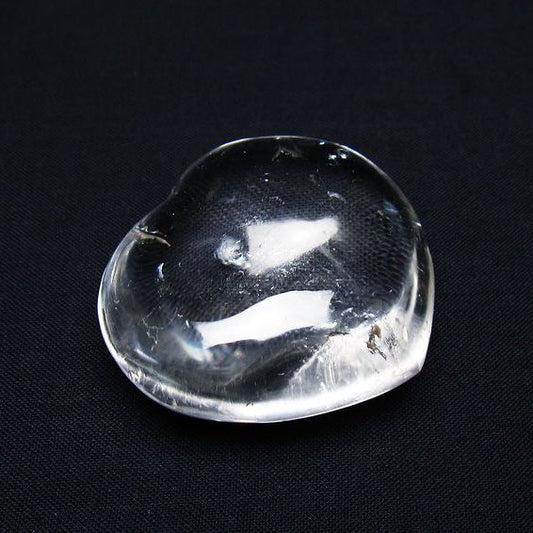 水晶 ハート置物 一点物 145-1598