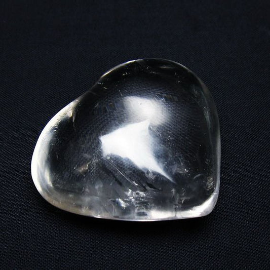 水晶 ハート置物 一点物 145-1601