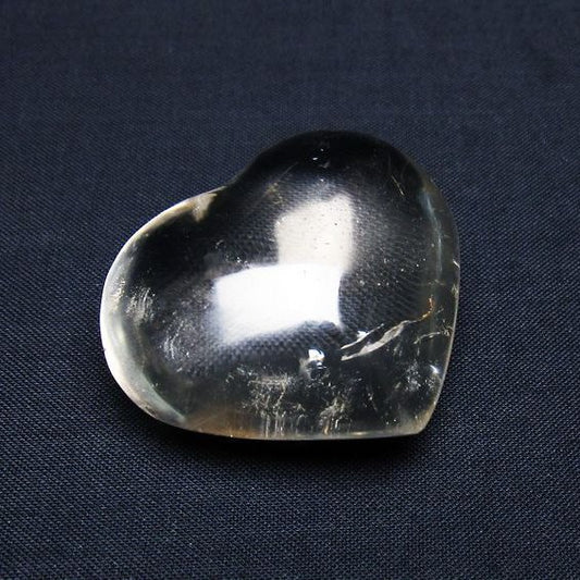 水晶 ハート置物 一点物 145-1602