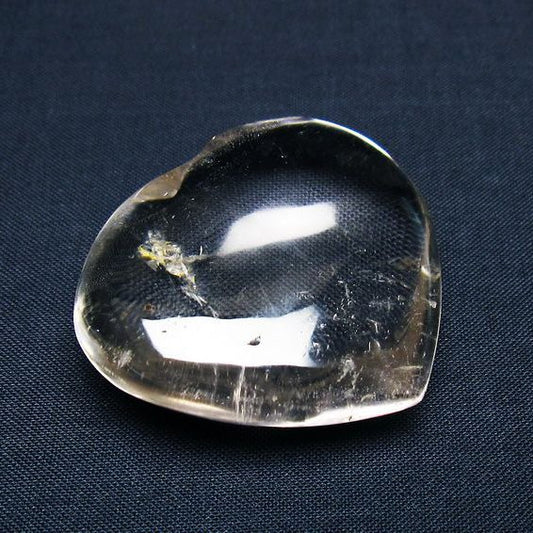 水晶 ハート置物 一点物 145-1605