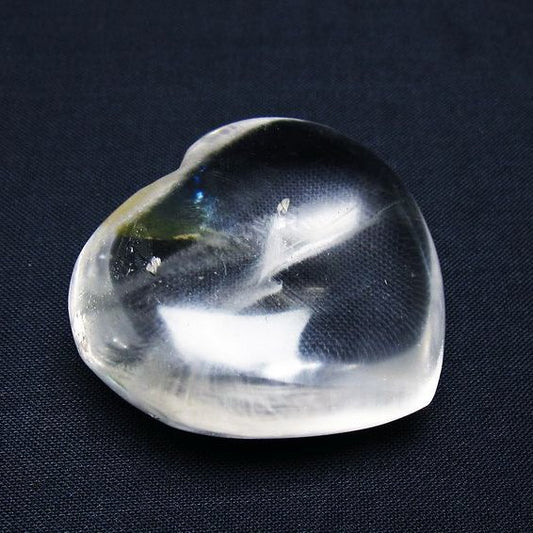 水晶 ハート置物 一点物 145-1606
