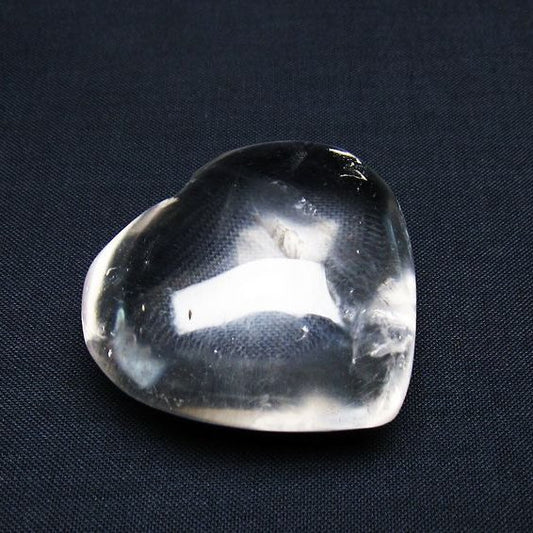 水晶 ハート置物 一点物 145-1607