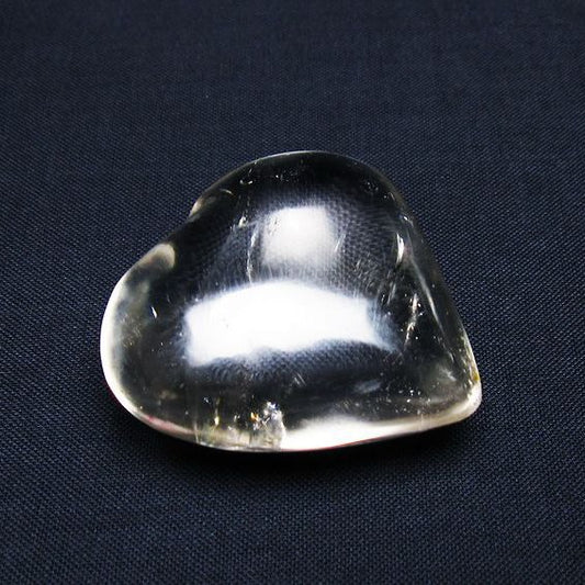 水晶 ハート置物 一点物 145-1612