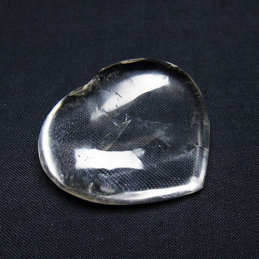 水晶 ハート置物 一点物 145-1613