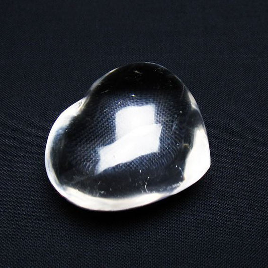 水晶 ハート置物 一点物 145-1617
