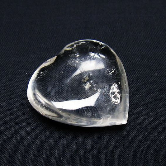 水晶 ハート置物 一点物 145-1623