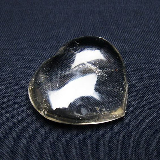 水晶 ハート置物 一点物 145-1626
