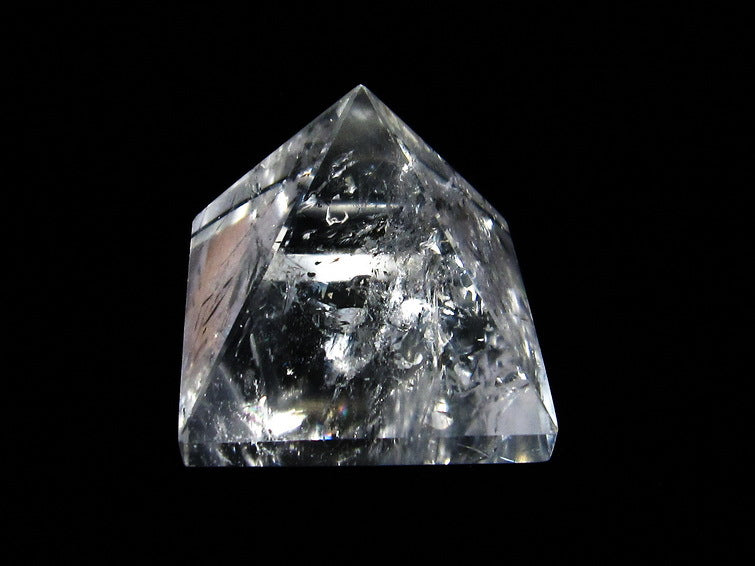 水晶 ピラミッド置物 虹入り 一点物 145-545