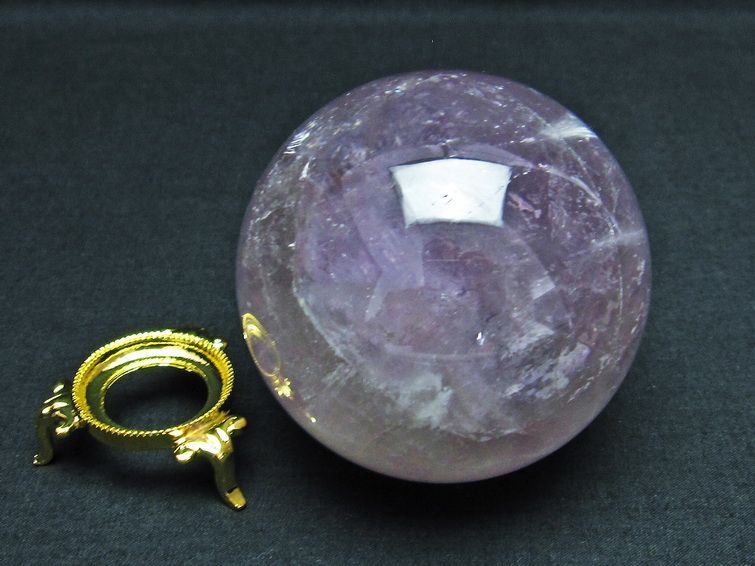 アメジスト 丸玉 75mm スフィア 一点物 151-4198 – 天然石