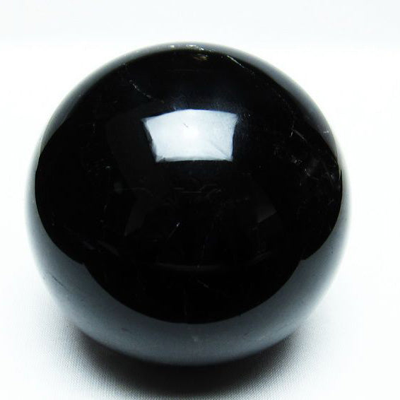 モリオン 丸玉 黒水晶 スフィア 82mm 一点物 151-5901