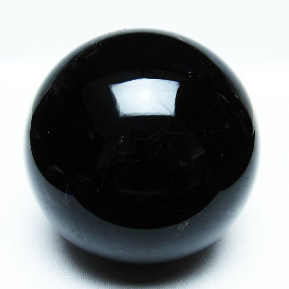 1.2Kg モリオン 丸玉 黒水晶 スフィア 95mm 一点物 送料無料 151-5925