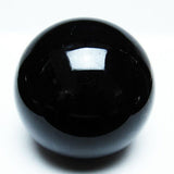 1.1Kg モリオン 丸玉 黒水晶 スフィア 92mm 一点物 送料無料 151-5927