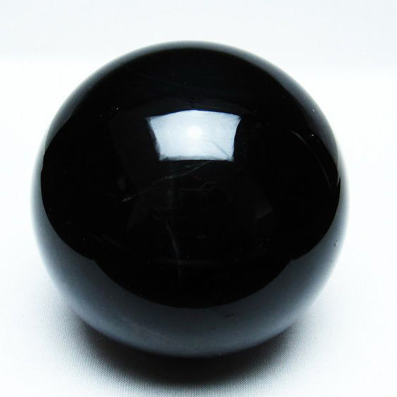 モリオン 丸玉 黒水晶 スフィア 87mm 一点物 151-5931