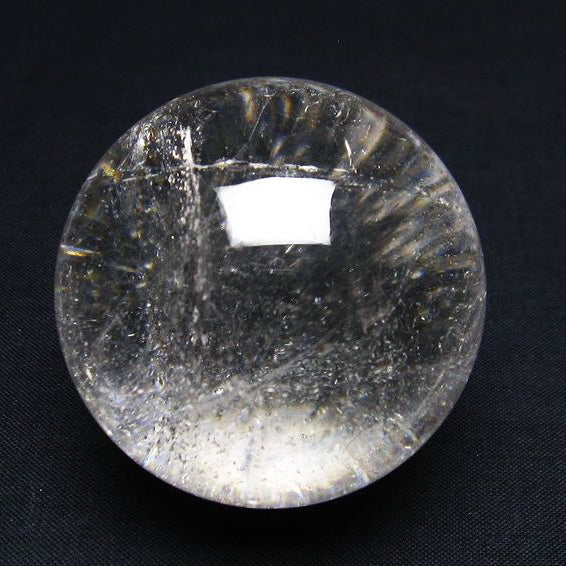 水晶 丸玉 53mm 水晶玉 スフィア 一点物 送料無料 151-6102