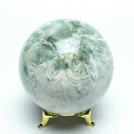 エンジェルフェザー フローライト 丸玉 54mm 一点物 [送料無料] 151-7279