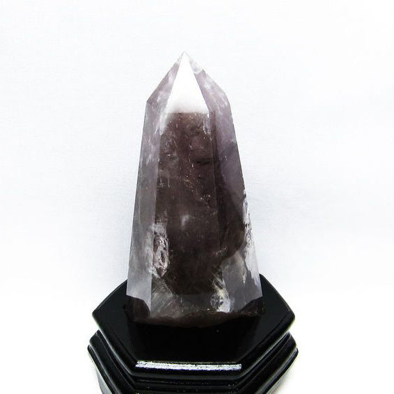 アメジスト 六角柱 台座付属 一点物 152-1670