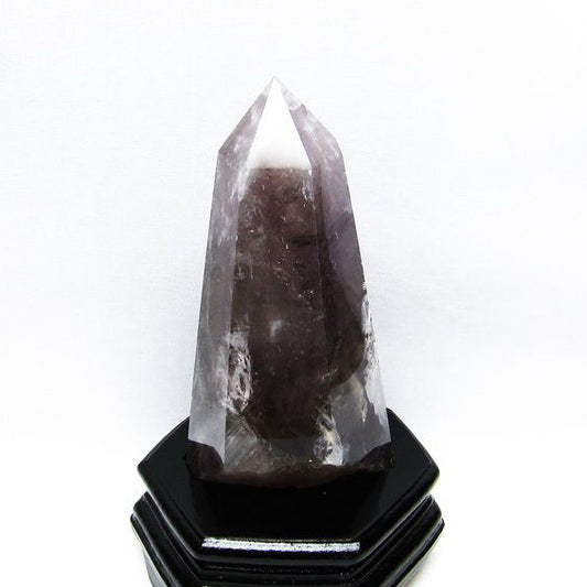 アメジスト 六角柱 台座付属 一点物 152-1670