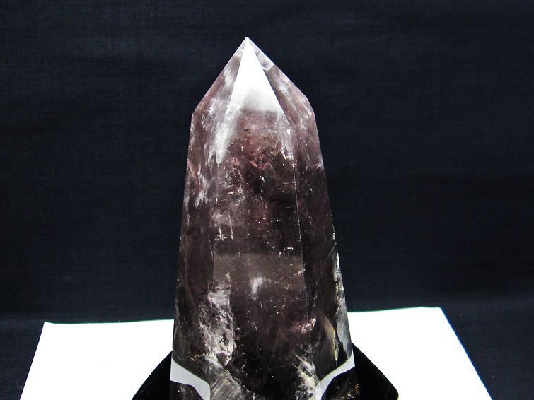 アメジスト 六角柱 台座付属 一点物 152-1670