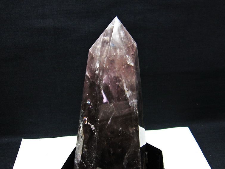 アメジスト 六角柱 台座付属 一点物 152-1670