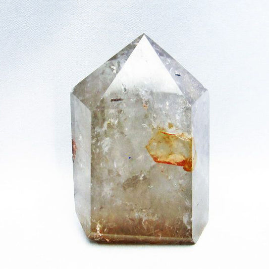スモーキークォーツ 六角柱 煙水晶 虹入り 一点物 152-1788