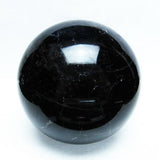 3.5Kg モリオン 丸玉 黒水晶 スフィア 137mm 原石 置物 一点物 [送料無料] 161-743