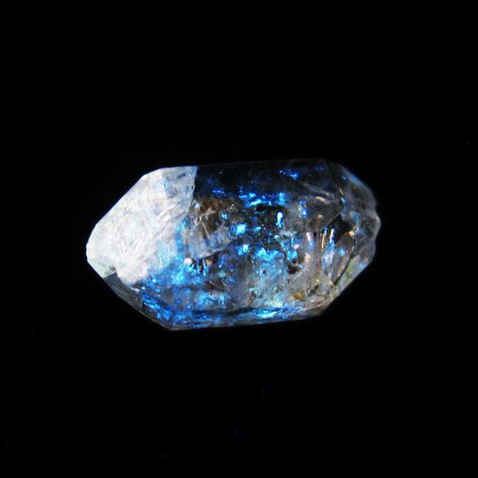 オイルインクォーツ 原石 石油入り 水晶 原石 一点物 171-3860