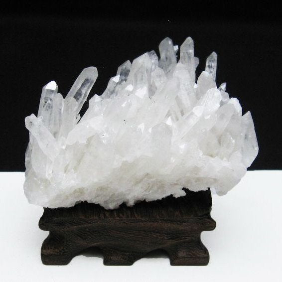 水晶 クラスター 四川省産 水晶 原石 台座付属 一点物 172-2839