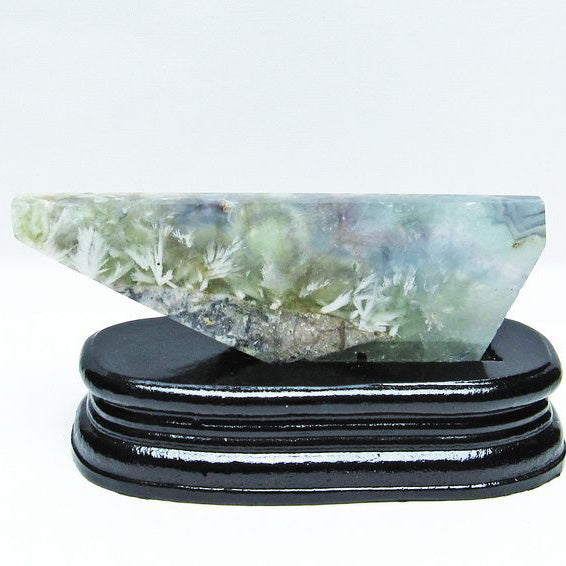 エンジェルフェザー フローライト 原石 台座付属 送料無料 一点物 181-1540 エンジェルフェザー フローライト 原石 フローライト 磨き石 蛍石 螢石