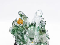 緑水晶 クラスター 原石 台座付属 182-4825