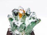 緑水晶 クラスター 原石 台座付属 182-4830