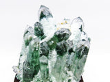 緑水晶 クラスター 原石 台座付属  182-4837