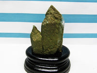 水晶クラスター 222g  原石 アメリカ産 グリーンファントム  一点物 182-88