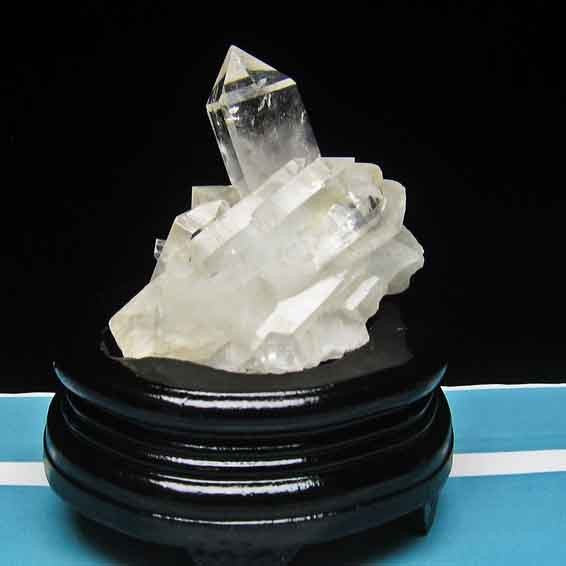水晶クラスター 244g 原石 アメリカ産 ファーデンクォーツ入り 一点物