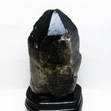 4.2Kg モリオン 黒水晶 原石 台座付属 [送料無料] 一点物 191-378