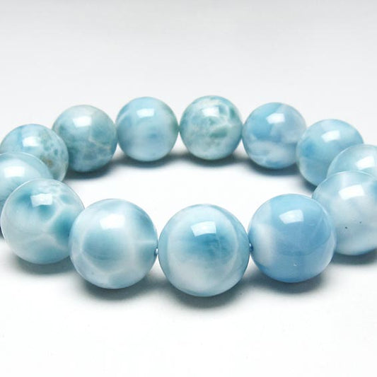 ラリマー ブレスレット 18mm 一点物 [送料無料] 199-187